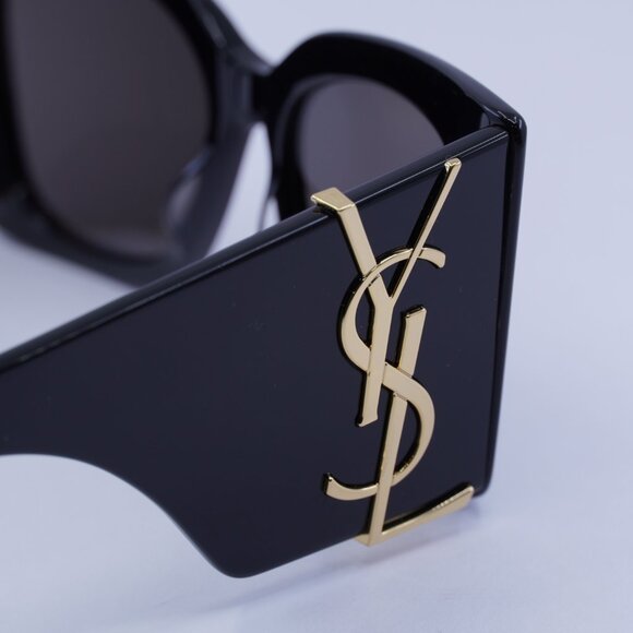 🕶️ New Saint Laurent SLM119 BLAZE 001 Sunglasses - Black Frame, Black Lenses